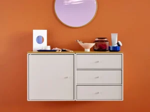Tapio Anttila Collection Regale-Montana Furniture Montana Mini Modul mit 3 Schubladen, 142 Amber
