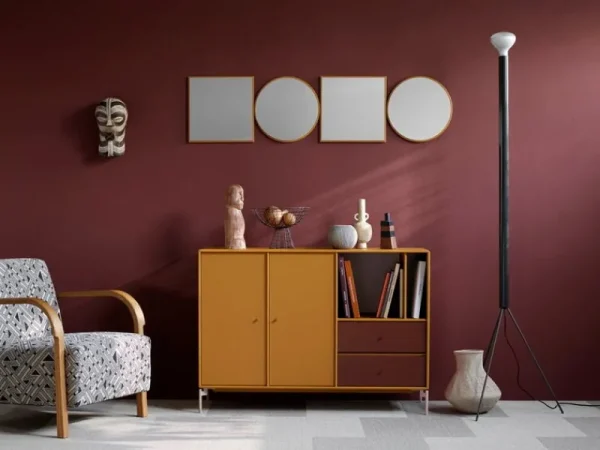 Tapio Anttila Collection Spiegel-Montana Furniture Montana Mini Spiegel, quadratisch, 137 Mushroom