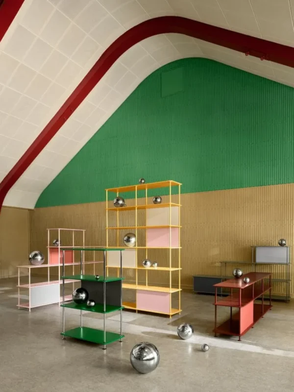 Muuto Regale-Montana Furniture Montana Free 300000 Regal, 232 Petersilie - Chrom