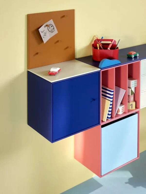 Montana Furniture Regale-Montana Mini Modul mit 3 Schubladen, 151 Rhubarb