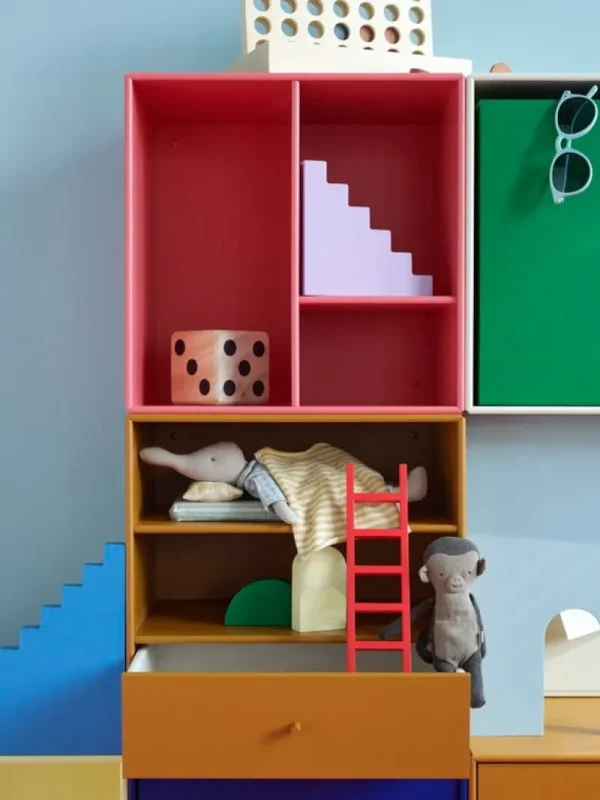Montana Furniture Regale-Montana Mini Modul mit Einlegeböden, 151 Rhabarber