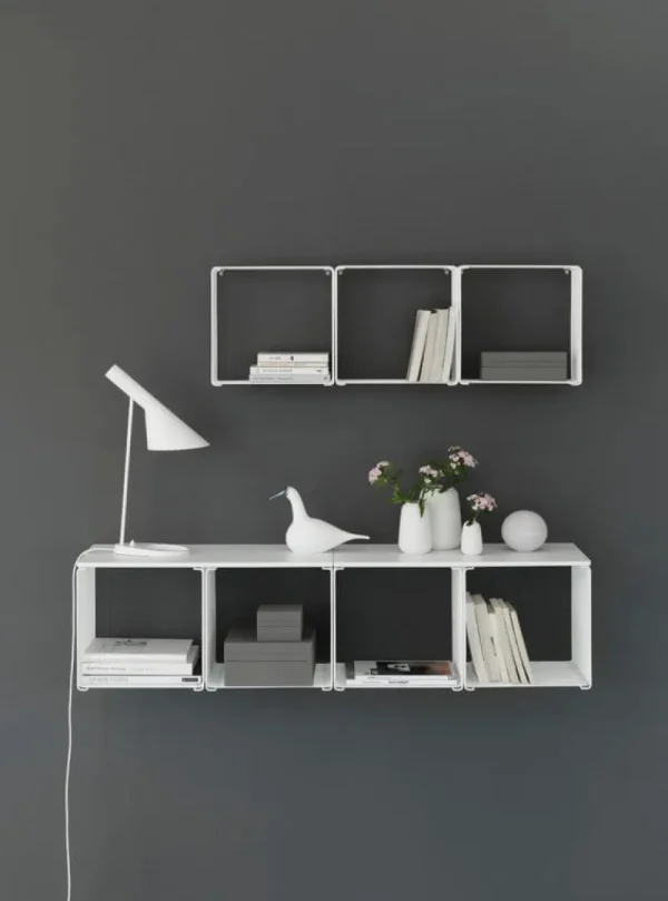 Montana Furniture Regale-Panton Wire Doppel Abdeckplatte, Tiefe 34,8 cm, 101 New White
