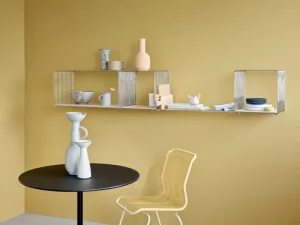 Lundia Regale-Montana Furniture Panton Wire Doppel Abdeckplatte, Tiefe 34,8 cm, 131 Eiche Weiß