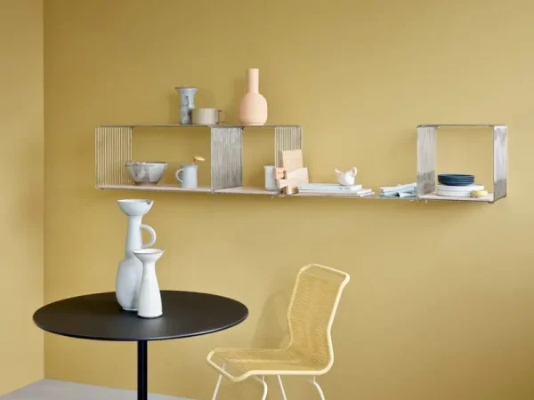 Lundia Regale-Montana Furniture Panton Wire Doppel Abdeckplatte, Tiefe 34,8 cm, 131 Eiche Weiß