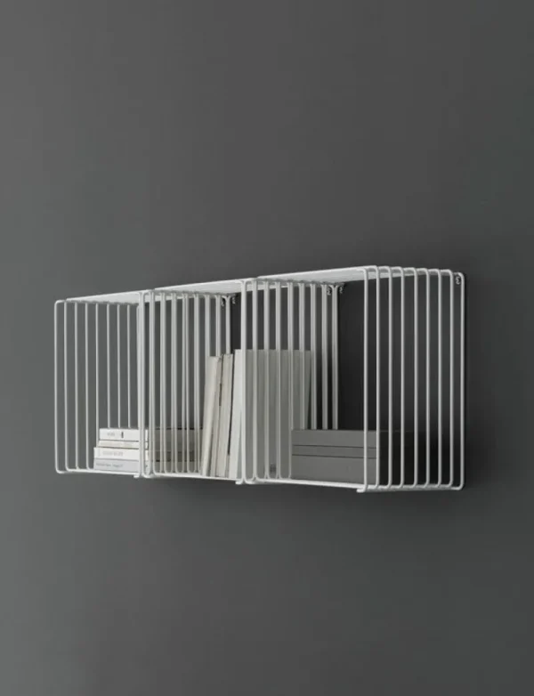 Montana Furniture Regale | Tische-Panton Wire Einzelmodul, Tiefe 18,8 cm, 38 Snow