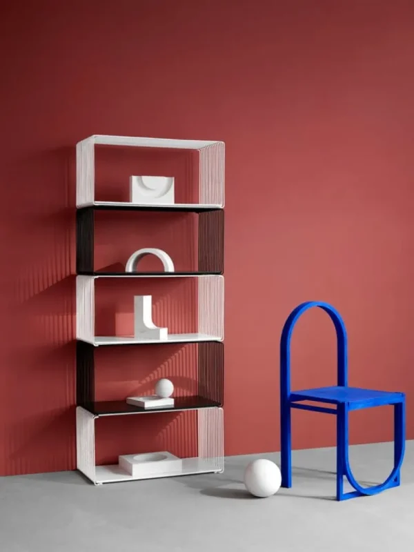 Montana Furniture Regale | Tische-Panton Wire Erweiterungsmodul, Tiefe 34,8 cm, 38 Snow