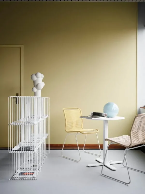 Montana Furniture Regale | Tische-Panton Wire Einzelmodul, Tiefe 34,8 cm, 38 Snow
