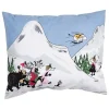 Kinder Moomin Arabia Mumin-produkte | Textilien Für Kinder^Mumin Kissenbezug, 50 x 60 cm, Skispringen