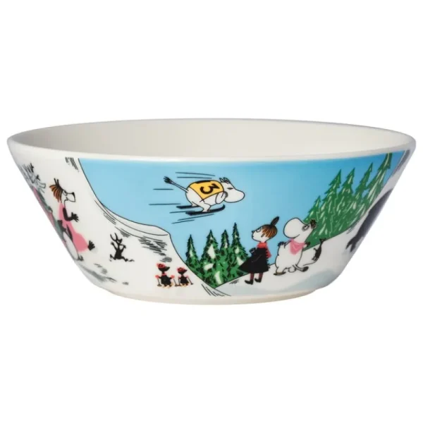Moomin Arabia Mumin-produkte^Mumin Schüssel, Skispringen