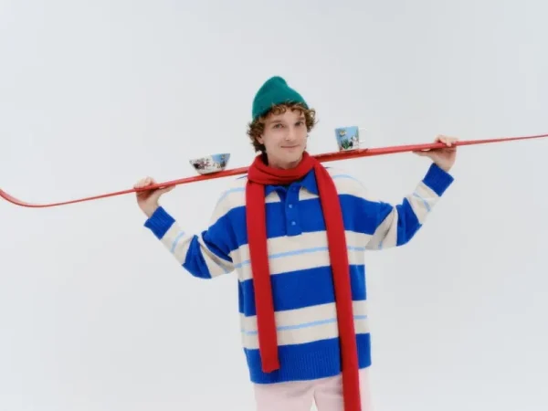 Moomin Arabia Mumin-produkte^Mumin Schüssel, Skispringen