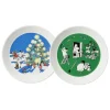 Moomin Arabia Mumin-produkte | Geschirr^Mumin-Teller-Set, Drawing & Christmas