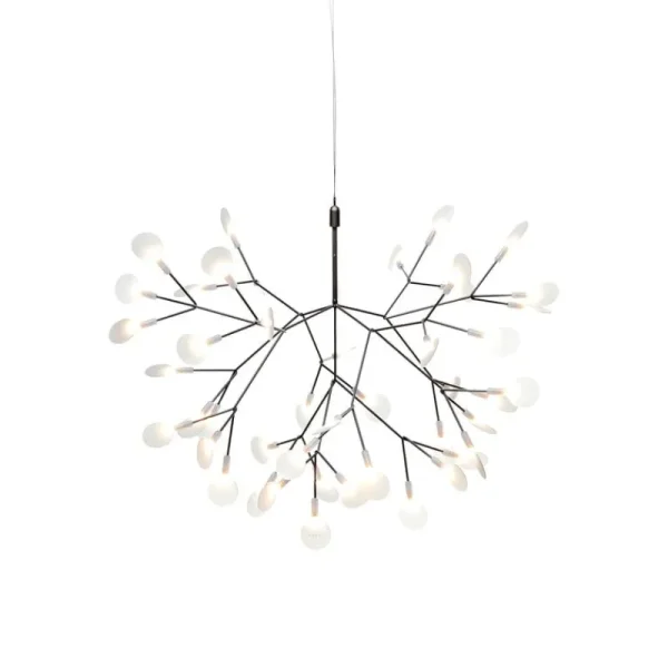 Secto Design Deckenleuchten-Moooi Heracleum III Suspended Pendelleuchte, klein, Nickel