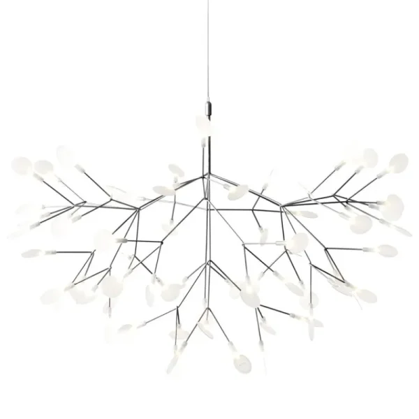 LYFA Deckenleuchten-Moooi Heracleum III Suspended Pendelleuchte, groß, Nickel