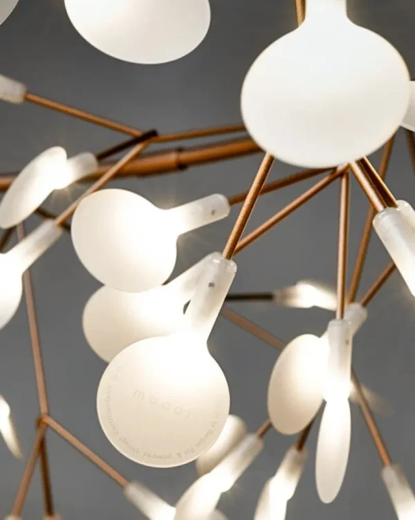 Wu00e4stberg Deckenleuchten-Moooi Heracleum III Suspended Pendelleuchte, groß, Kupfer