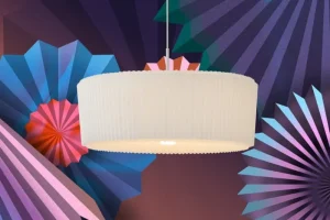 GUBI Deckenleuchten-Moooi Plié Plissé Light Pendelleuchte, Weiß