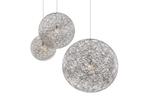 Verpan Deckenleuchten-Moooi Random Light II Pendelleuchte, klein, schwarz