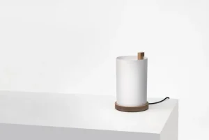 HAY Tischlampen-Motarasu Enso Tischleuchte, weiß - Eiche
