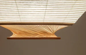 &Tradition Deckenleuchten-Motarasu Ron Pendelleuchte, Washi-Papier - Bambus