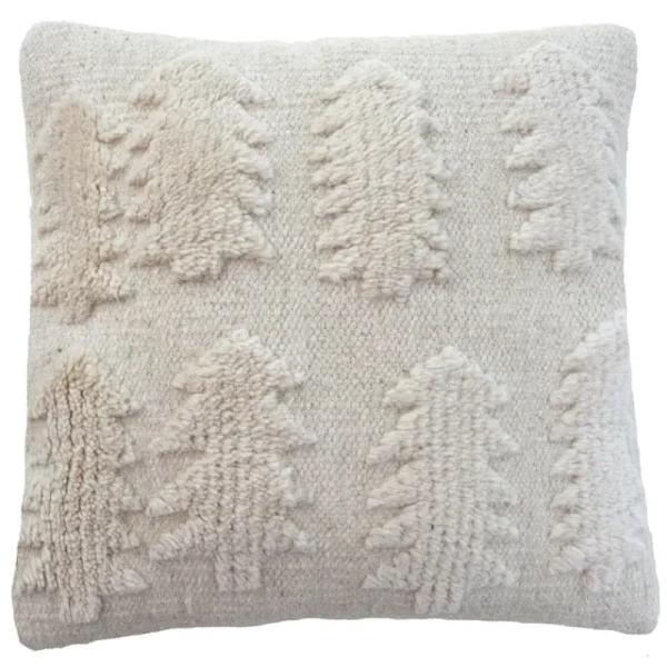 MUM's Kissen^Forest Kissenbezug, 45 x 45 cm, natur - cremeweiß