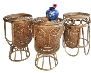 Eberhart Furniture Tische-MUM's Good King Beistelltisch, 35 cm, Rattan