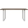 HAY Tische-Muuto 70/70 Tisch, 170 x 85 cm, Eiche massiv geräuchert – Grau