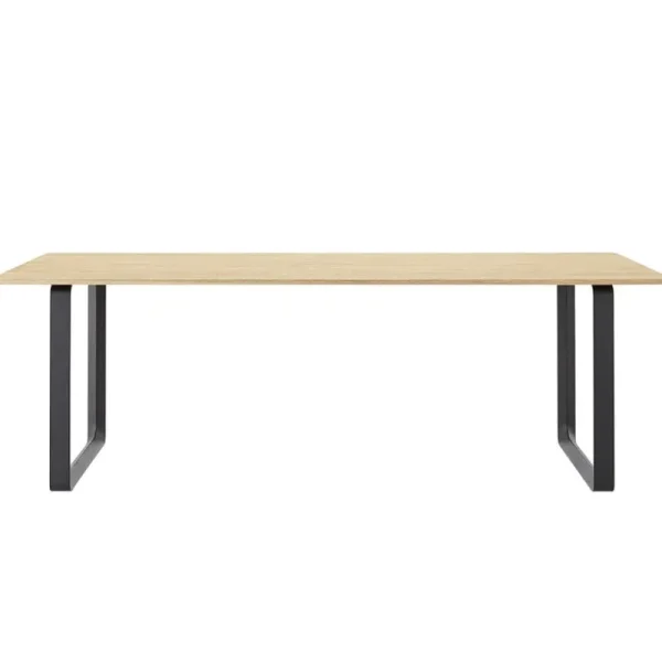 Muuto Tische-70/70 Tisch, 225 x 90 cm, Eiche massiv – Schwarz