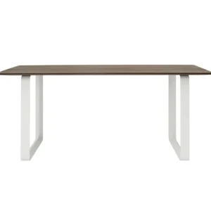 Muuto Tische-70/70 Tisch, 170 x 85 cm, Eiche massiv geräuchert – Weiß