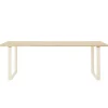 Audo Copenhagen Tische-Muuto 70/70 Tisch, 225 x 90 cm, Eiche massiv – Sandfarben