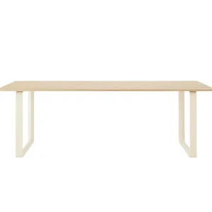 Audo Copenhagen Tische-Muuto 70/70 Tisch, 225 x 90 cm, Eiche massiv – Sandfarben