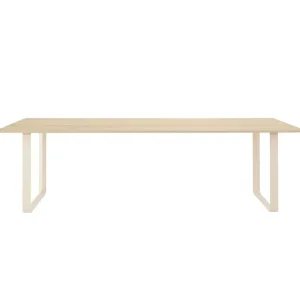 valerie_objects Tische-Muuto 70/70 Tisch, 255 x 108 cm, Eiche massiv – Sandfarben