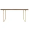 Vitra Tische-Muuto 70/70 Tisch, 170 x 85 cm, Eiche massiv geräuchert – Sandbeige