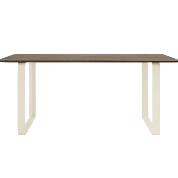 Vitra Tische-Muuto 70/70 Tisch, 170 x 85 cm, Eiche massiv geräuchert – Sandbeige