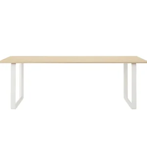 Hem Tische-Muuto 70/70 Tisch, 225 x 90 cm, Eiche massiv – Weiß
