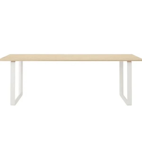 Hem Tische-Muuto 70/70 Tisch, 225 x 90 cm, Eiche massiv – Weiß