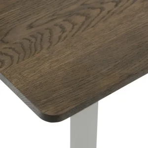 HAY Tische-Muuto 70/70 Tisch, 170 x 85 cm, Eiche massiv geräuchert – Grau