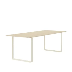 Audo Copenhagen Tische-Muuto 70/70 Tisch, 225 x 90 cm, Eiche massiv – Sandfarben
