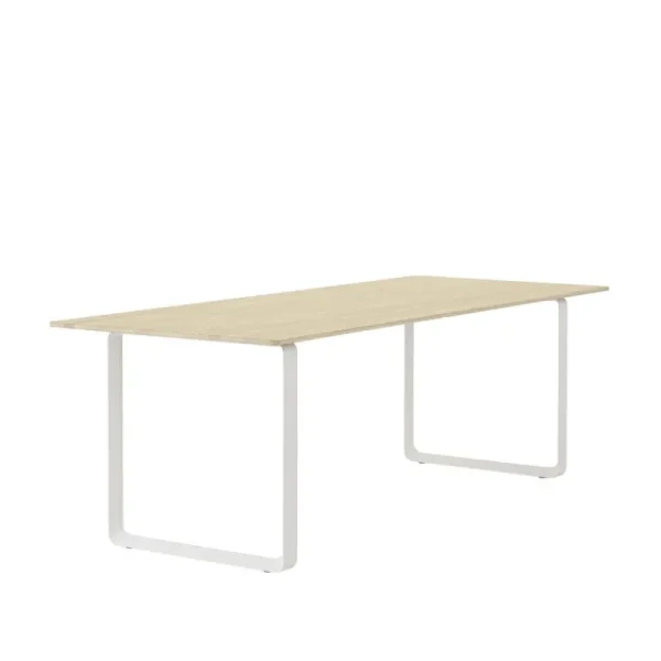 Hem Tische-Muuto 70/70 Tisch, 225 x 90 cm, Eiche massiv – Weiß