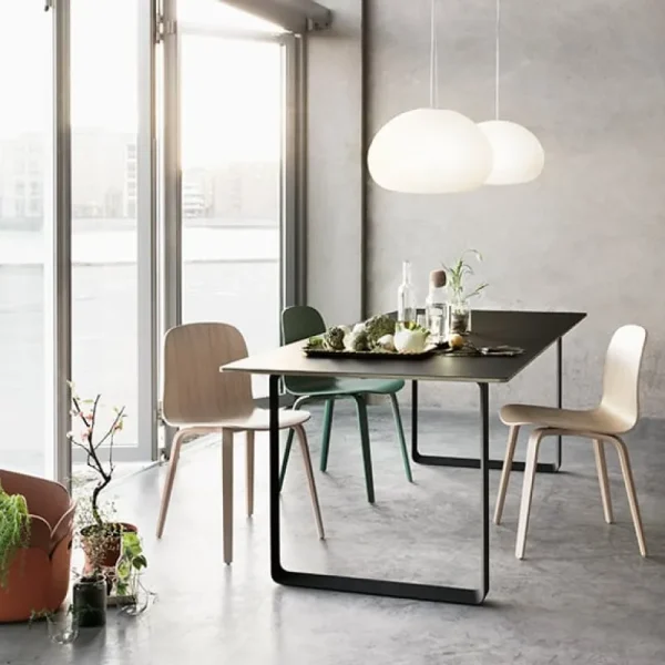 HAY Tische-Muuto 70/70 Tisch, 170 x 85 cm, Linoleum/Laminat