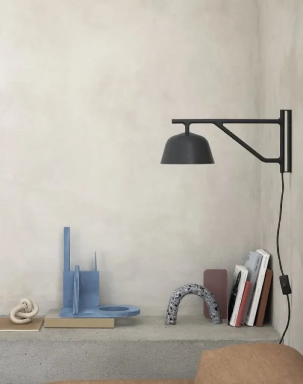 Flos Wandleuchten-Muuto Ambit Wandleuchte, schwarz