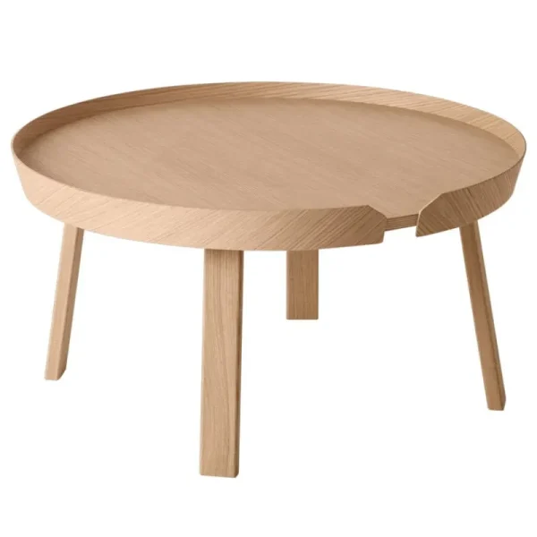 HAY Tische-Muuto Around Couchtisch, groß, Eiche