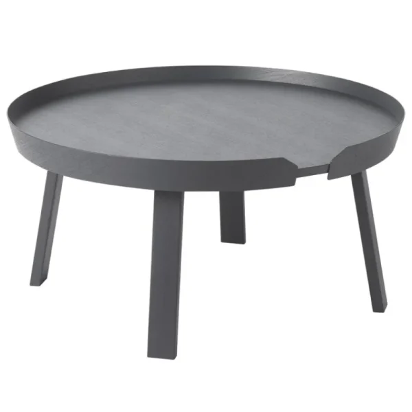 Muuto Tische-Around Couchtisch, groß, anthrazit