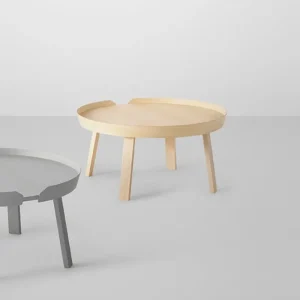 HAY Tische-Muuto Around Couchtisch, groß, Eiche