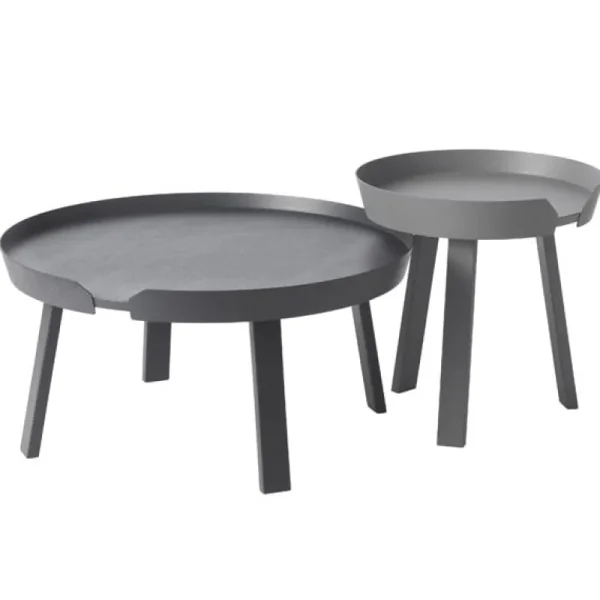 Muuto Tische-Around Couchtisch, groß, anthrazit