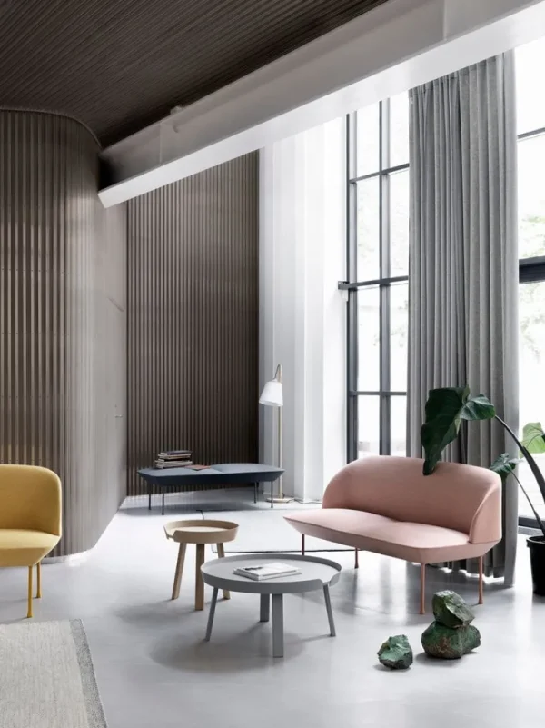 NORR11 Tische-Muuto Around Couchtisch, groß, grau