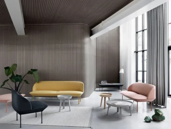 NORR11 Tische-Muuto Around Couchtisch, groß, grau