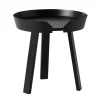 HAY Tische-Muuto Around Couchtisch, klein, schwarz