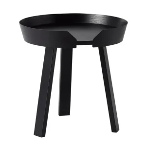 HAY Tische-Muuto Around Couchtisch, klein, schwarz