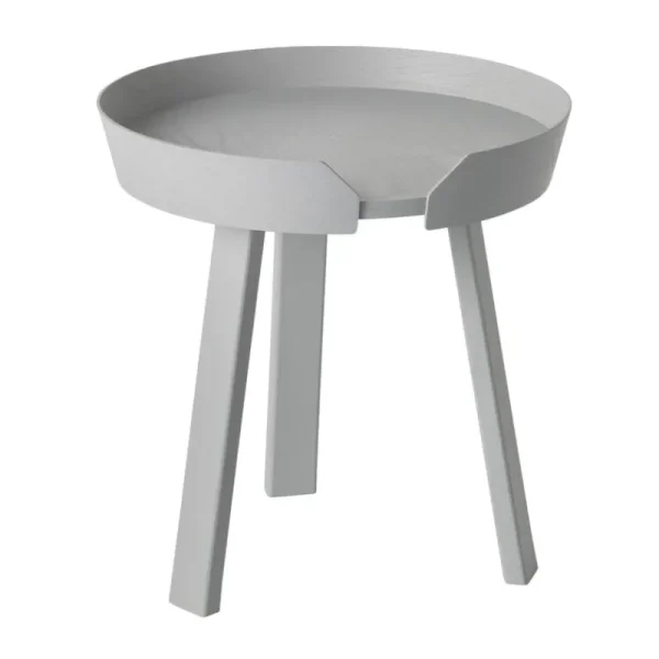 HAY Tische-Muuto Around Couchtisch, klein, grau