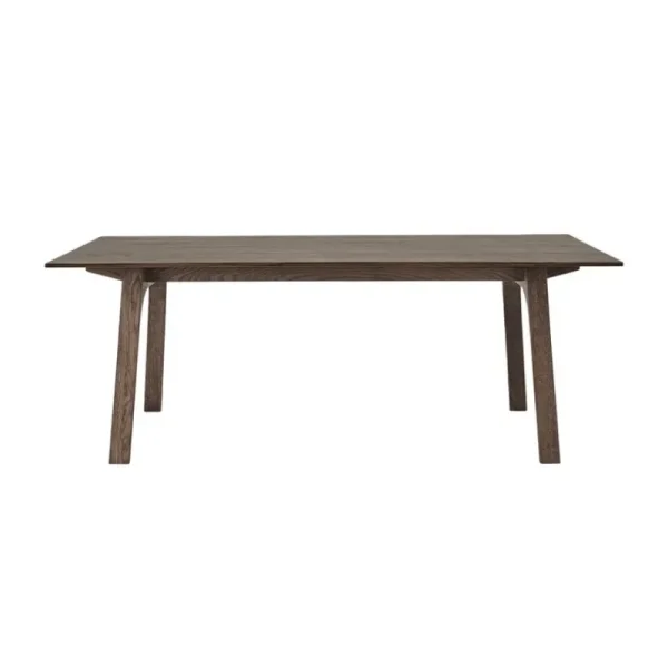 HAY Tische-Muuto Ausziehtisch Earnest, 205 x 100 cm, dunkle geölte Eiche