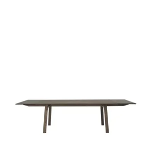 HAY Tische-Muuto Ausziehtisch Earnest, 205 x 100 cm, dunkle geölte Eiche